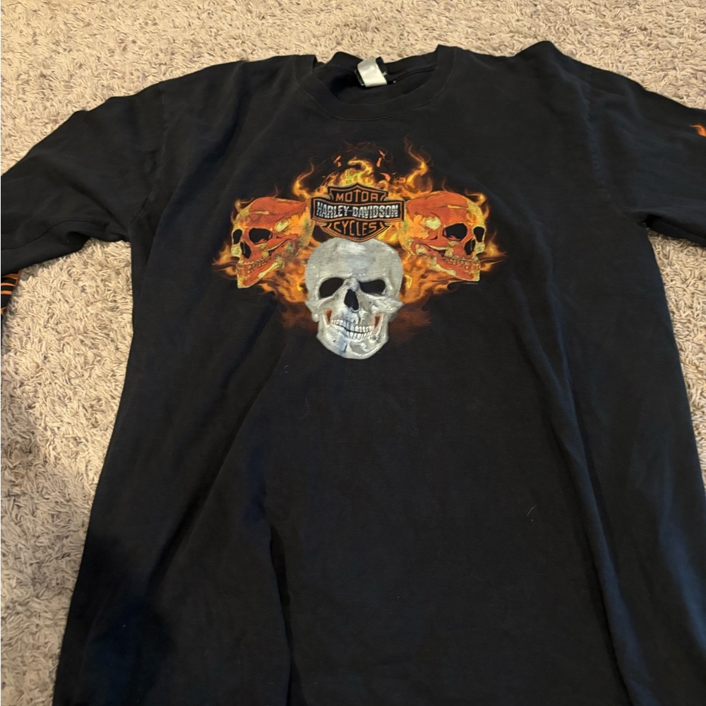 Harley-Davidson Black Long Sleeve Tee